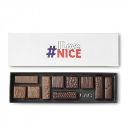 Coffret 10 chocolats I LOVE NICE