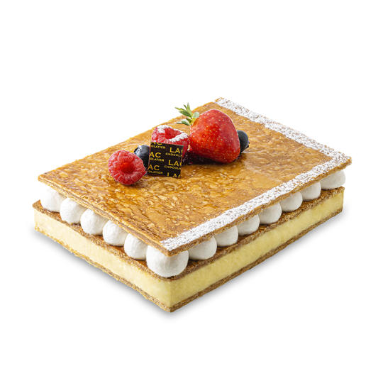 Strawberry Millefeuille - Lac Chocolatier