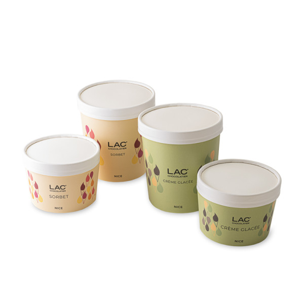La Glace Artisanale en pot 250 ml - Lac Chocolatier